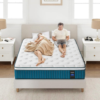 Matras – Slaapmatras – Pocketveringmatras – Traagschuimmatras – 120x200x26 cm – 7-Zones Ondersteuning – OEKO-TEX Gecertificeerd