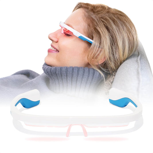 AYO + light therapy glasses – Boost your sleep, energy and mood - Guidance based on your biorhythm - Including red light (670nm) for relaxation - User-friendly alternative daylight lamp