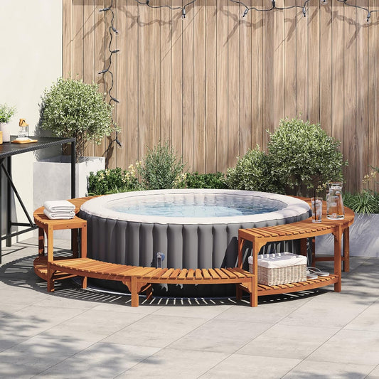 Gecheer Hot Tub Enclosure Surround, 3334767 Solid Wood Acacia Hot Tub Enclosure Surround Hot Tub Enclosure Surround Hot Tub Enclosure Surround Hot Tub Enclosure Surround Solid Wood Acacia - QUORE