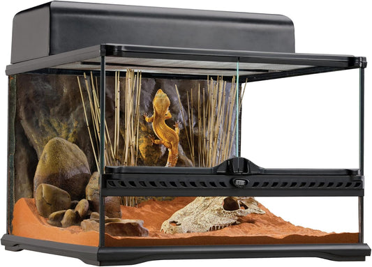 Exo Terra Terrarium van glas, met unieke ventilatie, 45 x 45 x 30 cm