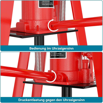 Wiltec A-frame werkplaatspers 6 t hydraulische persdrukmachine persmachine