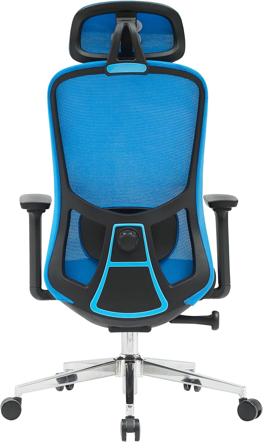 NEWSKILL Nue ergonomische gamingstoel, zwart, blauw
