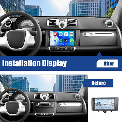 Android Autoradio – Multimedia Systeem – Navigatiesysteem – Inbouwradio – Smart Radio – 9 Inch HD Touchscreen – Draadloze CarPlay & Android Auto