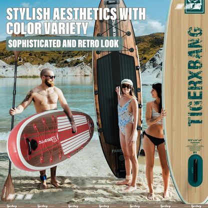 stand-up paddleboard, 3,3 m met complete premium opblaasbare SUP-accessoires, extra breed SUP-board voor volwassenen en kinderen, Pandora-collectie