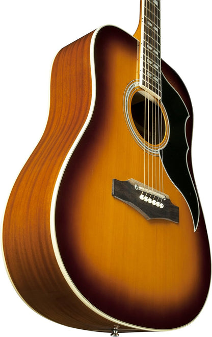 EKO Guitars Ranger VI VR Eq, elektrische akoestische gitaar, vintage Reissue serie, plafond van sparrenhout, kozijnen en bodem van mahonie, hals van mahonie, toets uit Zuid-Amerikaans roupana, kleur