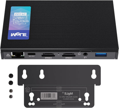 Mini PC – Mini Computer – Compacte PC – Kleine Desktop – Stille PC – 8GB/256GB – Ventilatorloos & Compact formaat
