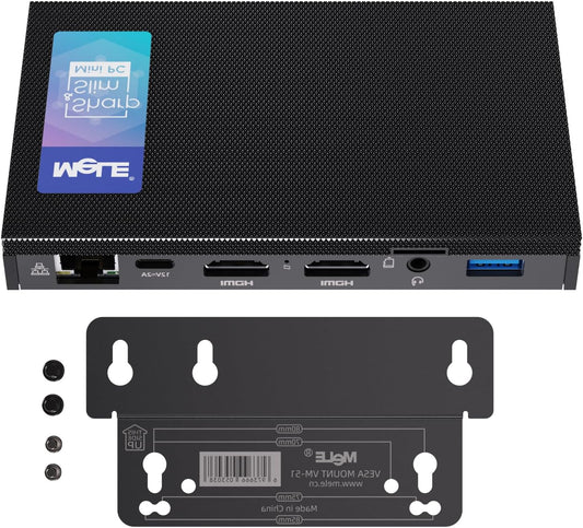 Mini PC – Mini Computer – Compacte PC – Kleine Desktop – Stille PC – 8GB/256GB – Ventilatorloos & Compact formaat