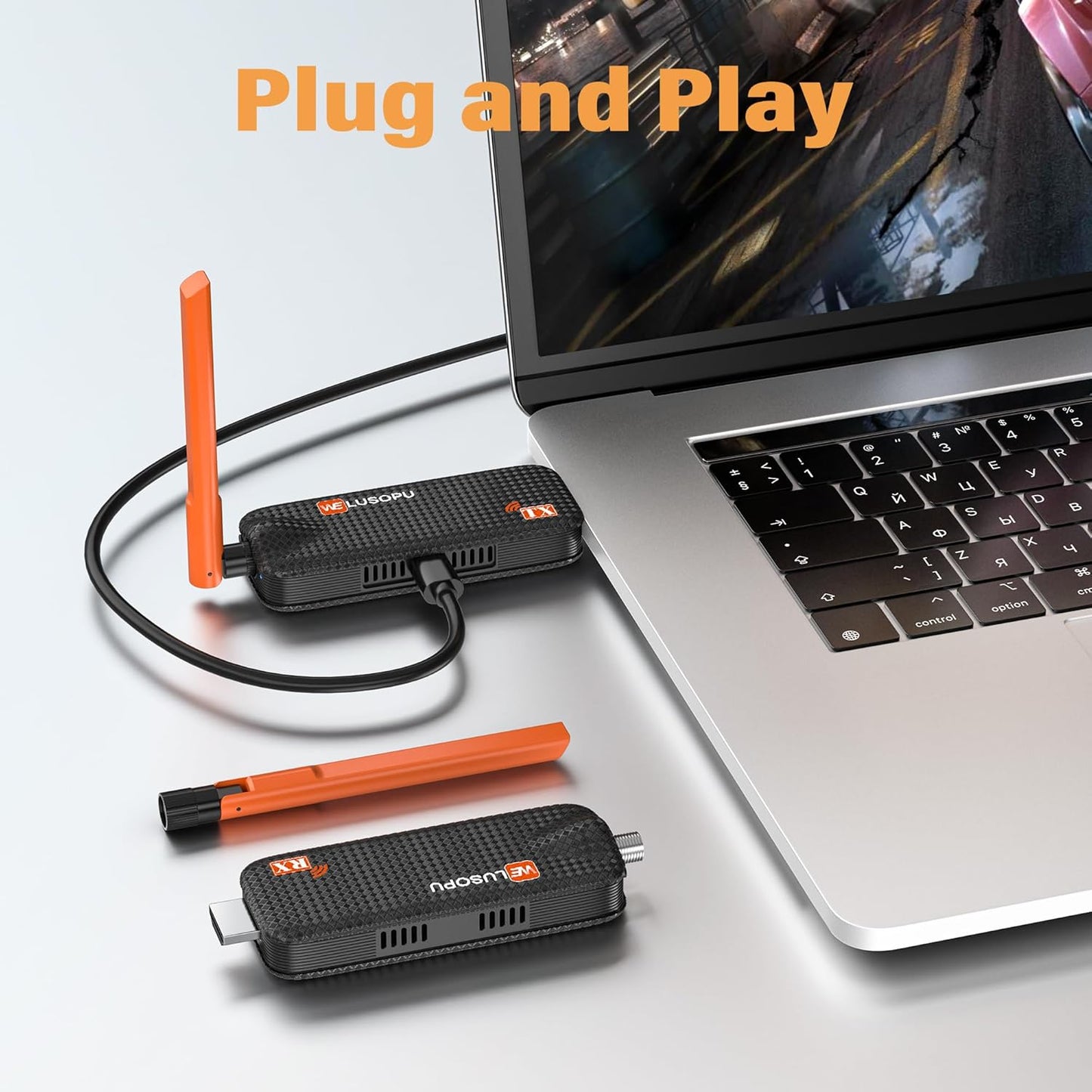 2025 Draadloze HDMI-zender en 2 Ontvangers, tot 6 RX'en, HDMI-Zender en Ontvanger, 5G/1080P Draadloze Extender Streaming Video Audio Voor Laptop, Camera Naar TV, Projector, Monitor - 165FT/50 M