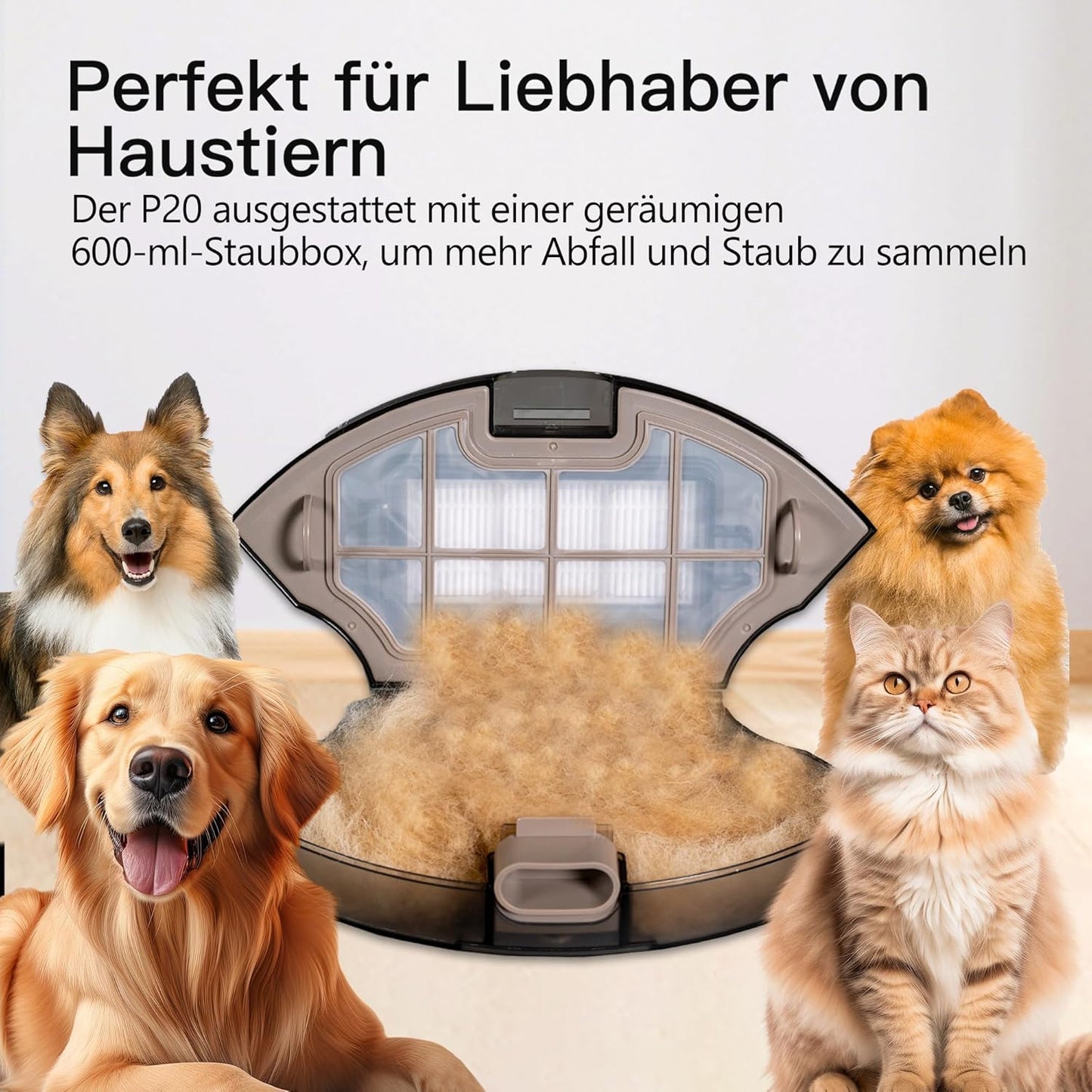 Robotstofzuiger – Robotstofzuiger Automatisch – Stofzuigrobot – Dierenhaarverwijderaar – Zuigrobot – Krachtige Zuigkracht 2800 Pa – 120 Minuten Gebruikstijd Met App-Bediening