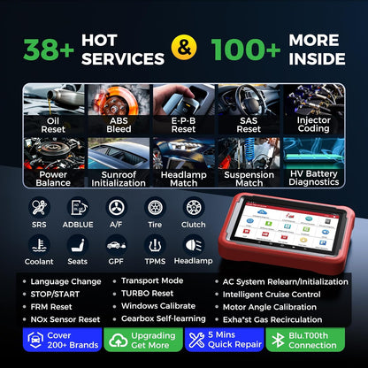 LAUNCH Start X431 PROS V1.0 OBD2 Diagnostisch apparaat met 31+ speciale functies, bidirectionele controle, ECU -codering, immobiele service, aanpassing, toetsenprogrammering