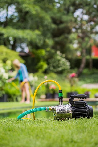 Tuinpomp – Beregeningspomp – Vijverpomp – Waterpomp – Dompelpomp – Roestvrij Staal – 800W Motor – Max 4000 L/u Debiet