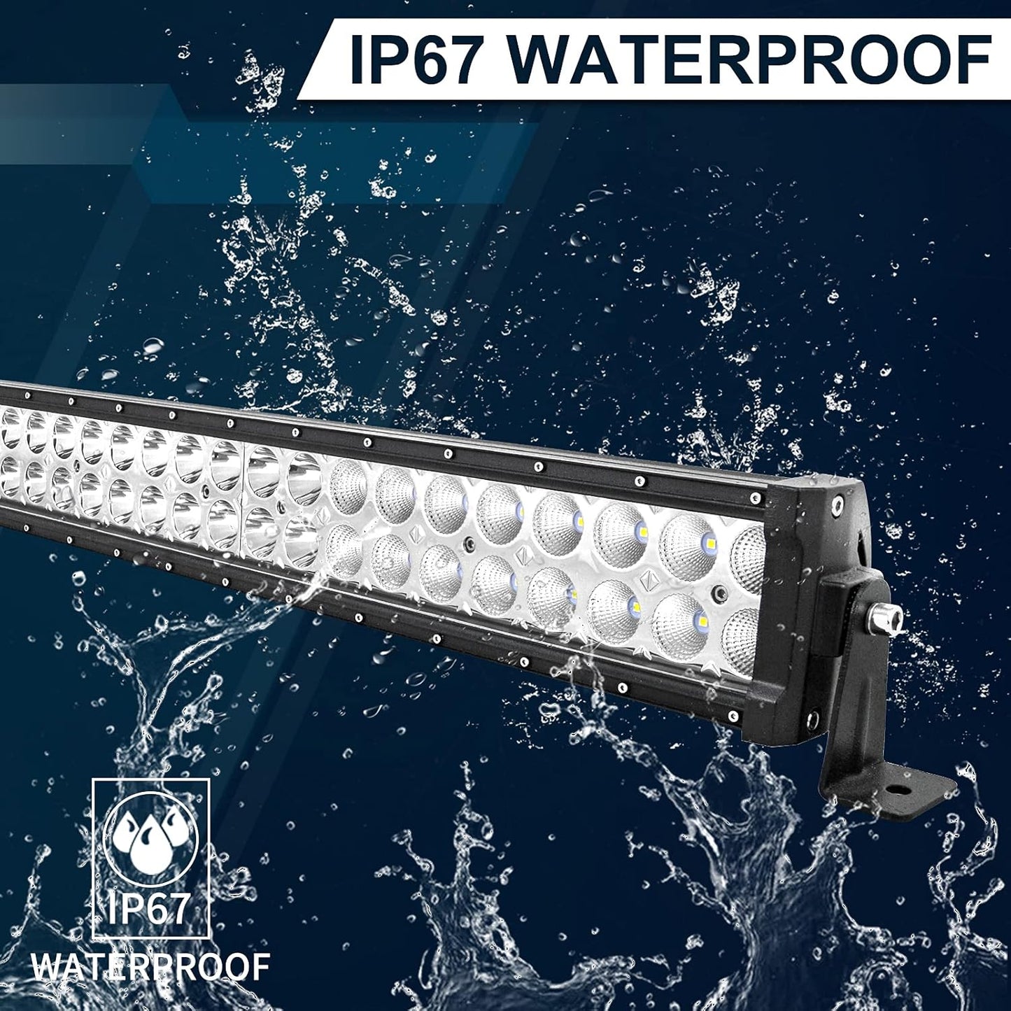 LED lichtbalk – Rijlicht – Verstraler – Werkverlichting – Offroad verlichting – 132 Cm / 52 Inch – 300W 16.800 Lumen – IP67 Waterdicht