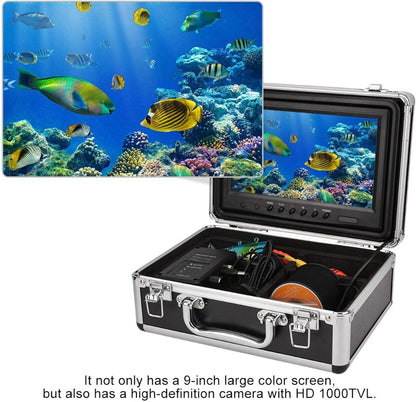Fishfinder Videocamera Kit Waterdichte 30 m kabel 9 inch DVR met 30 meter kabel voor gebruik onder water(European regulations) underwater camera fishing unterwasserkamera zum angeln Cámaras espía