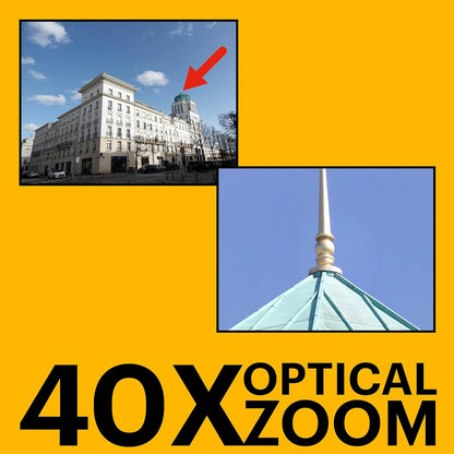 KODAK Pixpro Astro Zoom AZ405 - digitale brugcamera, 40x zoom, 24 mm groothoeklens, 20 megapixels, 3 inch LCD-scherm, 1080p Full HD-video, OIS, AA-batterij - zwart