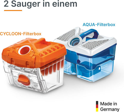 THOMAS Cycloon Hybrid Family & Pets, zakloze stofzuiger, cycloonstofzuiger, cycloonfiltering, waterfiltering, ideaal voor diereneigenaars, maximaal 1700 watt, Made in Germany