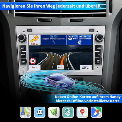Autoradio – Autoradio Systeem – Auto Stereo – Auto Multimedia – Autoradio Unit – Android 13 Met 2GB RAM & 32GB Opslag – 7-Inch Touchscreen Met GPS Navigatie & CarPlay Android Auto