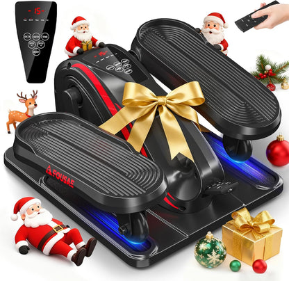 Undertable Elliptical Trainer for Home, 2-in-1 Electric Elliptical Trainer with 15 Speeds and 3 Automatic Modes, Pedal Trainer for Seniors with Remote Control, Silent and Portable Leg Trainer - QUORE