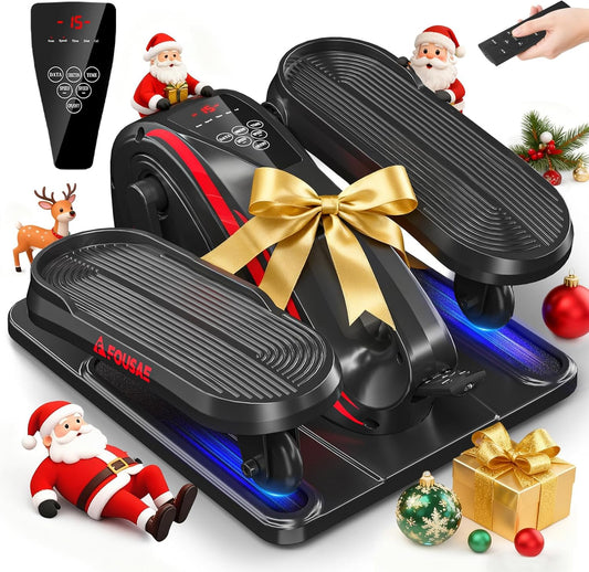 Undertable Elliptical Trainer for Home, 2-in-1 Electric Elliptical Trainer with 15 Speeds and 3 Automatic Modes, Pedal Trainer for Seniors with Remote Control, Silent and Portable Leg Trainer - QUORE