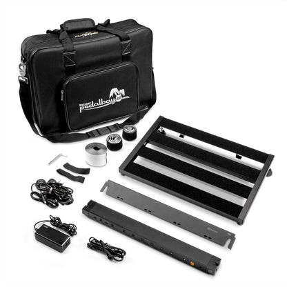 Palmer Pedalbay 40 PB PPEDALBAY40 incl. WTPB40 Powerbar, pedaalboard met voeding en gevoerde draagtas