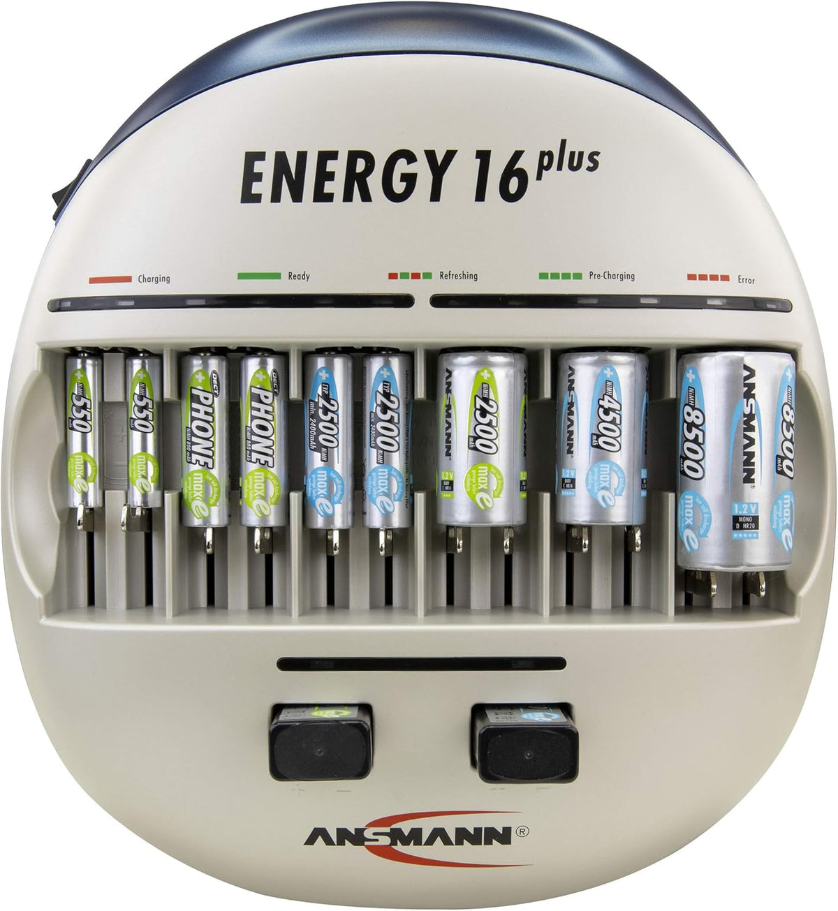 Acculader – Batterijlader – Oplaadstation – Accu-oplader – Batterijoplader – Snel Opladen Tot 1000mA – Inclusief USB Oplaadfunctie