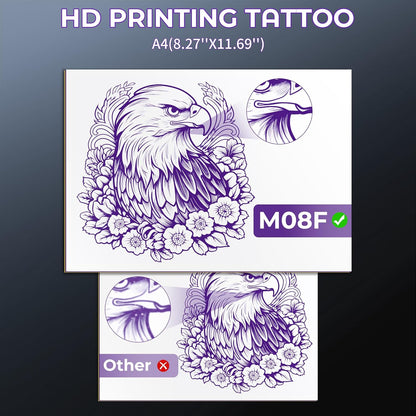 Thermische Tattoo Printer – Tattoo Copier – Stencil Printer – Tattoo Transfer Machine – Tattoo Overdracht Printer – Compact & Draagbaar – Bluetooth Connectiviteit