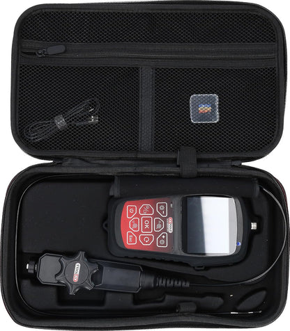 KS Tools 550.7550 HD-videoscoopset met Ø 3,9 mm 180° en 0° HD frontcamera-sonde, flexibele pvc-hoes, 3-delig