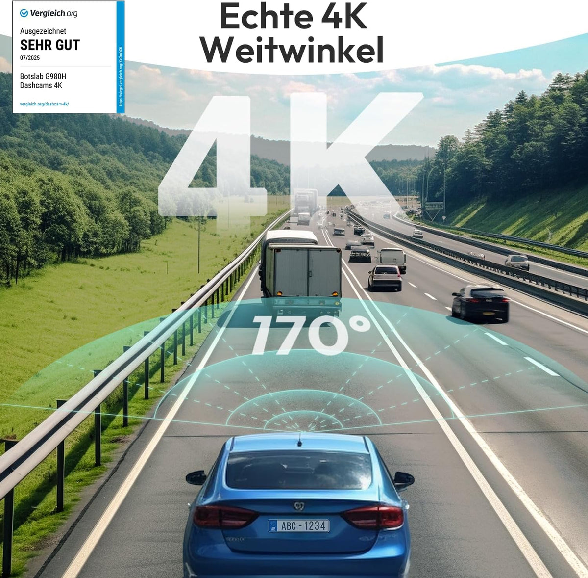 Dashcam Auto Voor Achter – Autocamera – Autodashcam – Dubbele Dashcam – Camera Voor En Achter – Echte 4K Voorcamera – GPS & WiFi