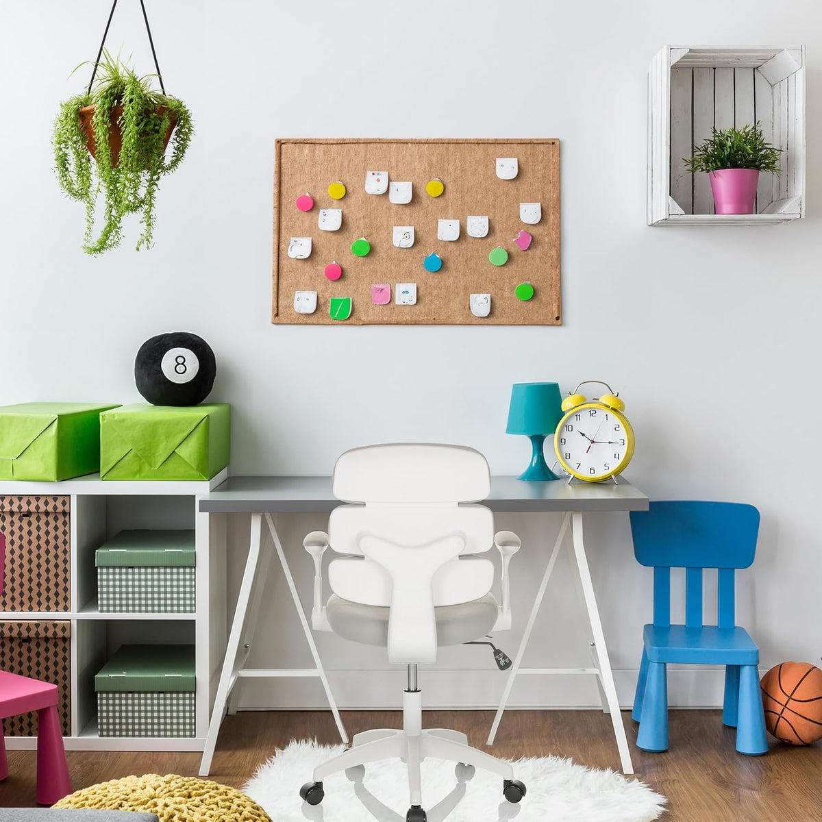 hjh OFFICE Kinder bureaustoel KID ERGOLINO W Stof Grijs