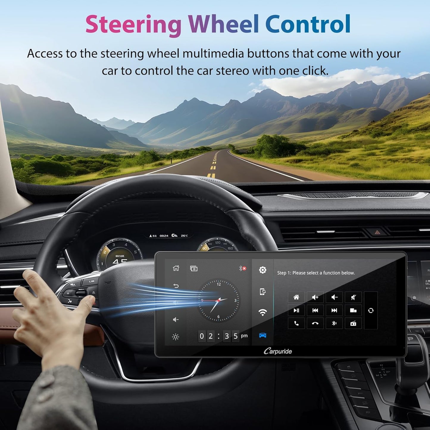Autoradio – Auto Radio – Car Stereo – Multimedia Radio – Inbouw Radio – 10,3 Inch HD Touchscreen – Draadloze CarPlay & Android Auto