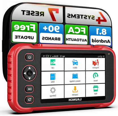 OBD2 Scanner – Diagnosetool – Foutcode Lezer – Auto Scanner – Truck Scanner – 7 Resetfuncties – Gratis Levenslange Updates