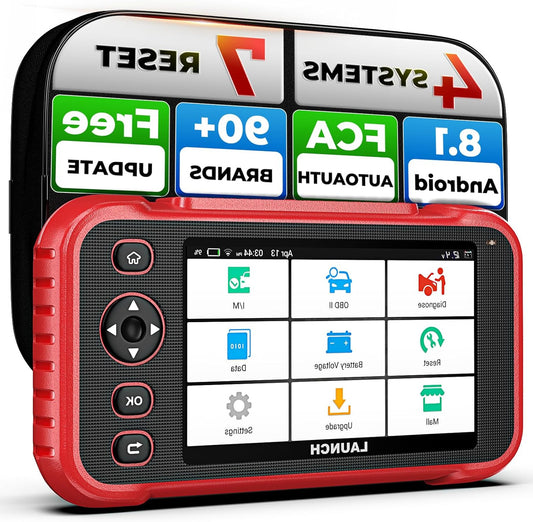 OBD2 Scanner – Diagnosetool – Foutcode Lezer – Auto Scanner – Truck Scanner – 7 Resetfuncties – Gratis Levenslange Updates