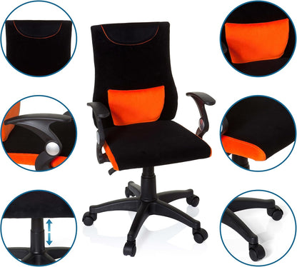 hjh KANTOOR Kinderstoel, 670470-P ORANJE