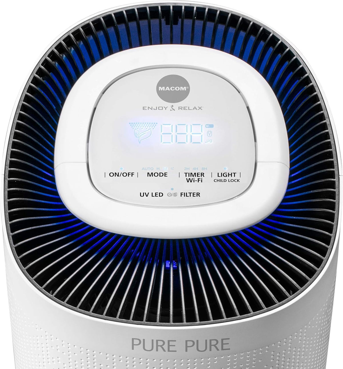 Luchtreiniger – Luchtzuiveraar – Luchtfilter – HEPA Filter – PM2.5 Sensor – Geschikt Voor Ruimtes Tot 104 m² – CADR 400 m³/h