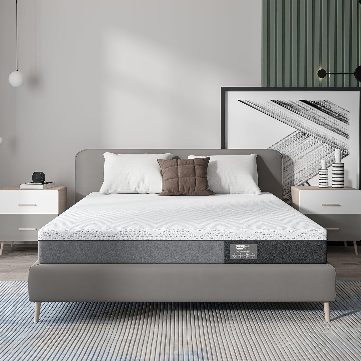 Koudschuim Matras – 7-Zones Matras – Orthopedisch Matras – Hypoallergeen Matras – Medium Stevig Matras – 120x200 cm – Afneembare Wasbare Hoes