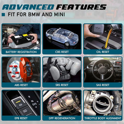 OBD2 Scanner – Autodiagnose Tool – Foutcode Lezer – Diagnoseapparaat – Scan Tool – Live Data Weergave – Gratis Software Updates