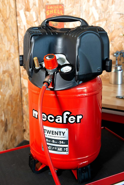 Compressor – Luchtcompressor – Aircompressor – Drukcompressor – Draagbare Compressor – 24 Liter Reservoir – 1,5 PK Motor