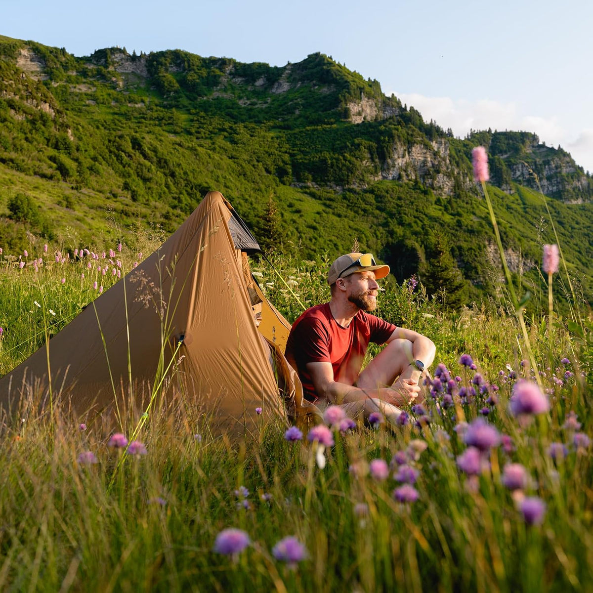Night Cat 1 Persoons Tent Ultralicht: Lichtgewicht Tent Waterdicht Voor Koppels Vrienden Kamperen Wandelen Trekking