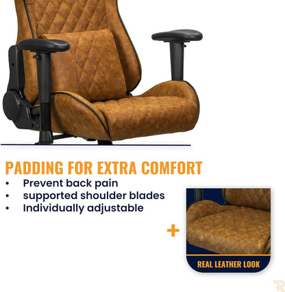 Felix Office Chair bureaustoel bruin/tan