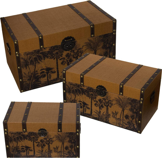 Bouwpakket Madera Dm+RATÁNPALMERAS 65X38X35+55X32X30+45X26X25CM