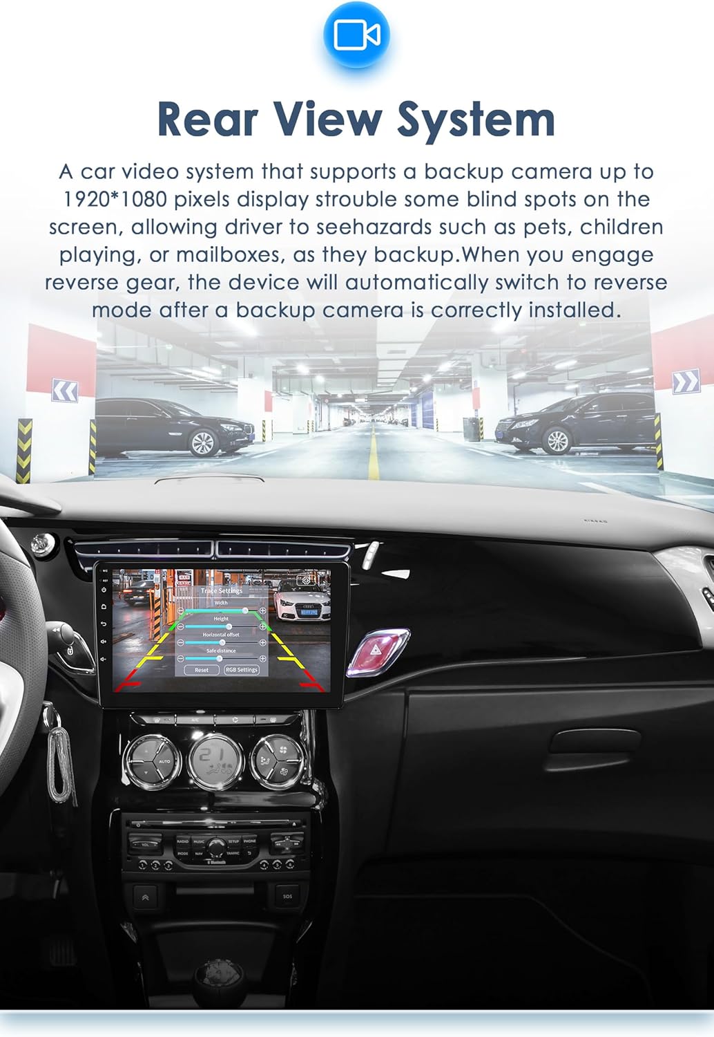 Android 13 autoradio voor Citroen C3 DS3 2010-2016 8-core 4G+32G GPS Navi met draadloze carplay Android Auto Bluetooth DAB WiFi 4G Mirror Link Achter/vooraan camera -zwart