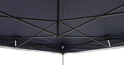 All Seasons Gazebos 3 x 3 m volledig waterdicht vouwpaviljoen met 4 zijpanelen - marineblauw