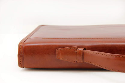 Noda Lederen Organizer, Documentenmap, Portefeuille, Documentenhouder, Tablettas, Lederen Map, Documententas, 4 Ringband