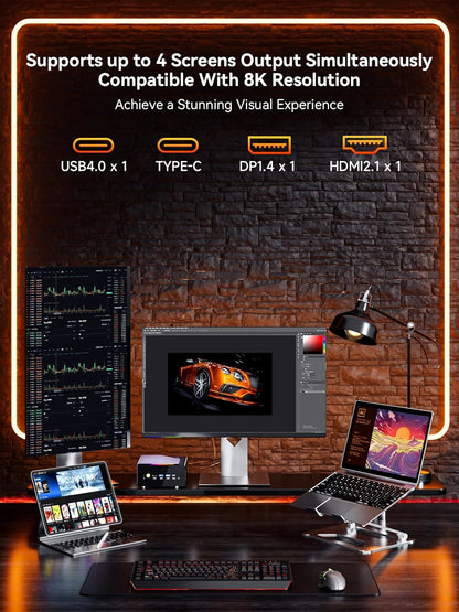 Mini Gaming PC AMD Ryzen 7 H 255 (Upgrade 8745HS, 4.9 GHz), Mini PC barebone Support DDR5, PCIE 4.0 x4, Mini Computer with USB4.0 | 2.5G LAN | Quad 4K Display | Oculink – for gaming