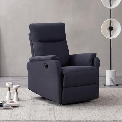 Elektrische Relaxfauteuil – Relaxstoel – TV Stoel – Verstelbare Fauteuil – Ergonomische Ligstoel – Draadloze Verstelling – Ademend Stof – Ruimtebesparend Design