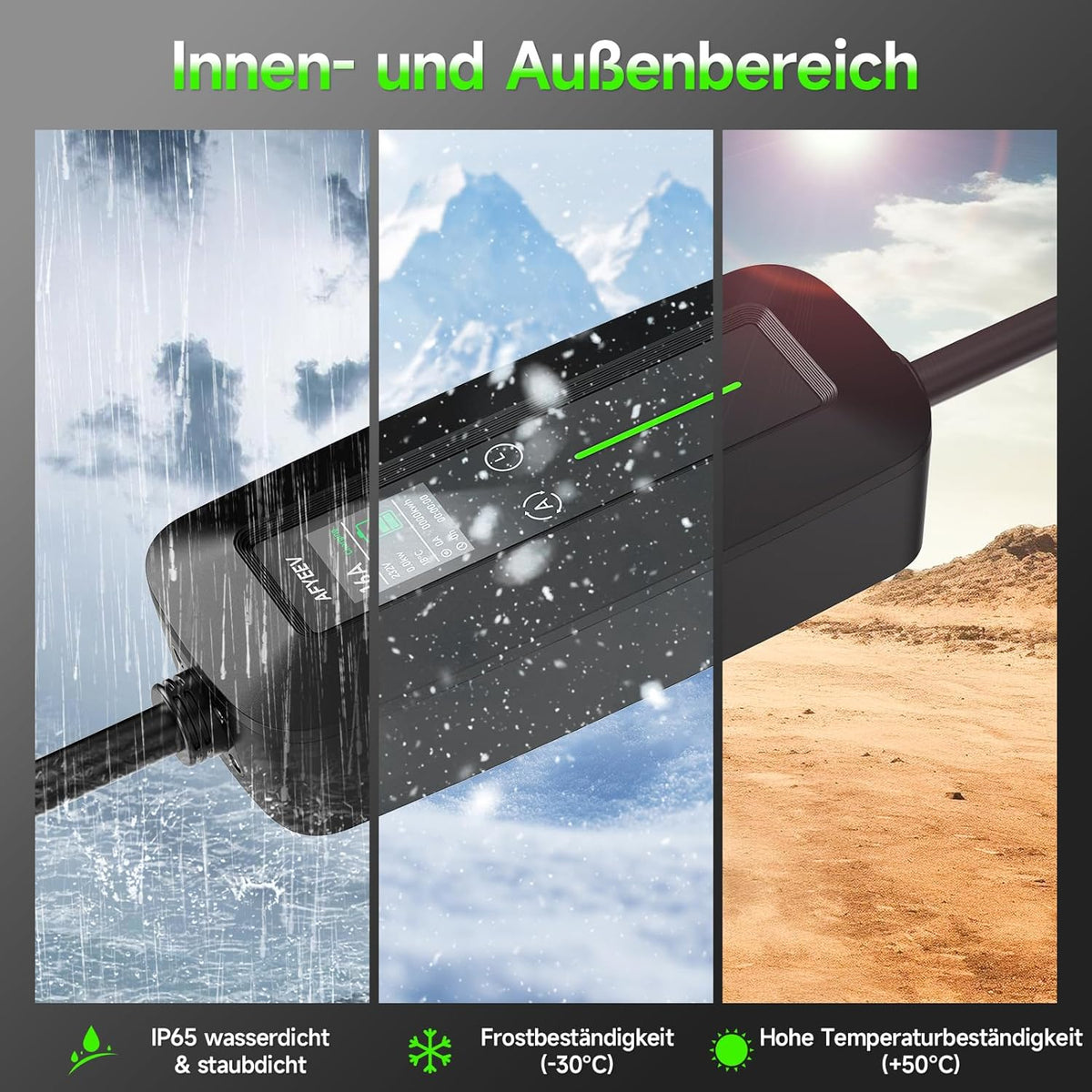 Type 2 oplaadkabel Schuko 10 m 3,68 kW 6-16 A, elektrische auto type 2 Schuko, EV draagbare oplader voor elektrische auto