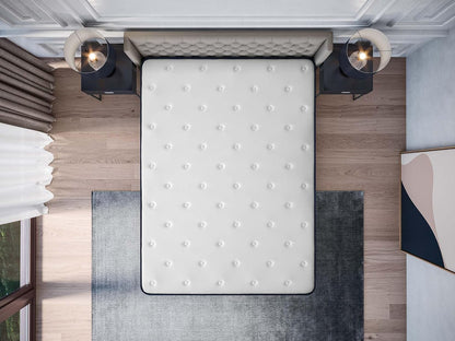 COSMOS Traagschuim Matras, 30cm Hoog, H5 Ultra Stevig Matras, (140 x 190 cm), Gerichte Rugondersteuning, Huidzacht, Upsilon