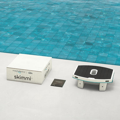 <font dir="auto" style="vertical-align: inherit;"><font dir="auto" style="vertical-align: inherit;">        Dolphin Skimmi automatic pool skimmer with Wi-Fi: cleans the water surface with smart, solar-powered sensors       </font></font>
