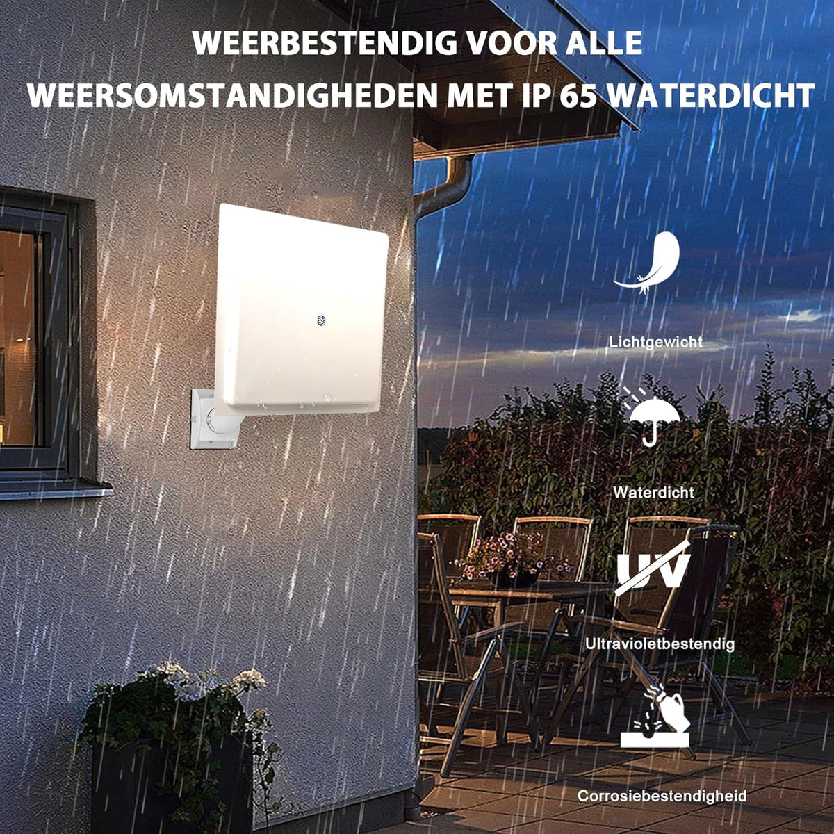 Maswell 8MIMO_Ultra: 4G 5G 8X8 MIMO-antenne, 10dBi externe antenne met hoge versterking, mobiele 4G LTE 5GA 5G NR UWB 600-8000MHz voor routers en gateways, WiFi 7-klaar (complete kit)