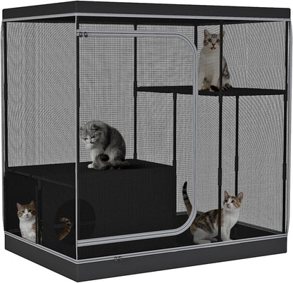 DINMO Kattenverblijf 333WPC07BB Zwart