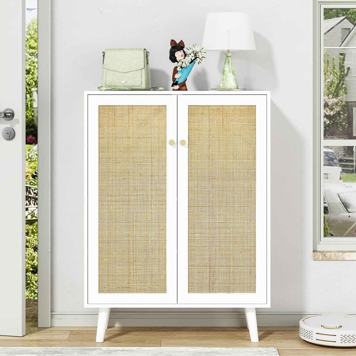 Keukenkast, sideboard met laden, commode met veel opbergruimte, kast met 2 deuren, multifunctionele kast, dressoir voor woonkamer, keuken, eetkamer, modern, 34 x 80 x 112 cm